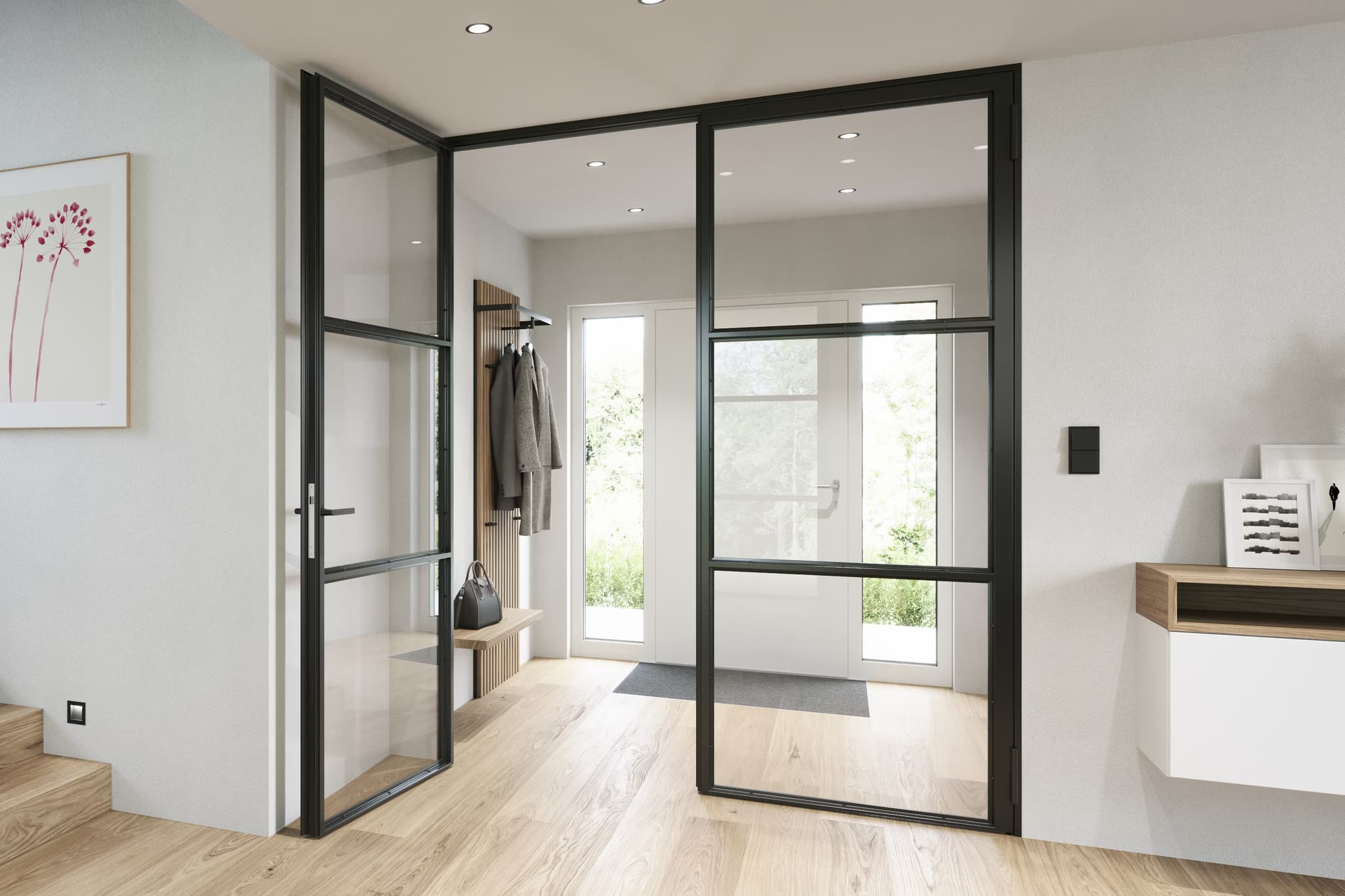 Lofttür konfigurieren: Stilvolle Lösung für moderne Räume mit Glas und Metall