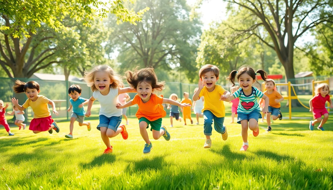 Jetzt Details ansehen fuer kreative Bewegungsspiele fuer Kinder im Freien.
