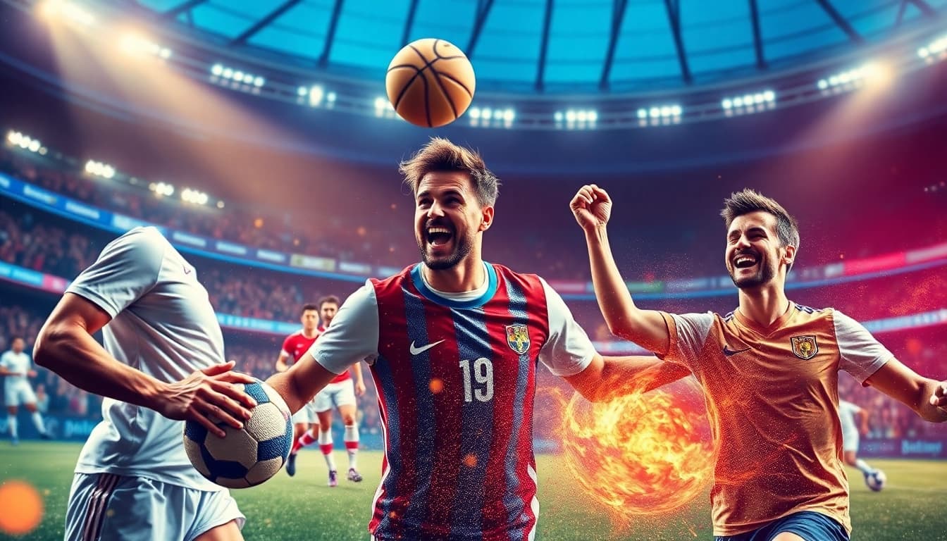 Erleben Sie die Aufregung von sportwetten ohne lugas mit glücklichen Spielern und aufregenden Wettoptionen in einer dynamischen Online-Sportwetten-Szene.