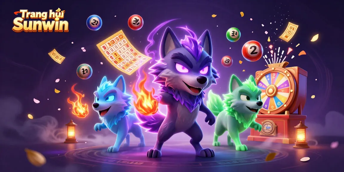 Experience the dynamic gaming world at Trang chủ Sunwin with colorful lottery elements and mystical visuals.
