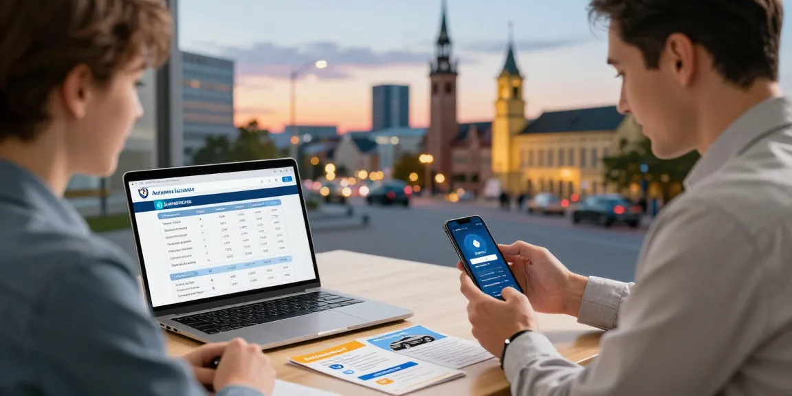 Autoversicherung in Dortmund Beratung über WhatsApp mit einem freundlichen Berater in urbaner Umgebung