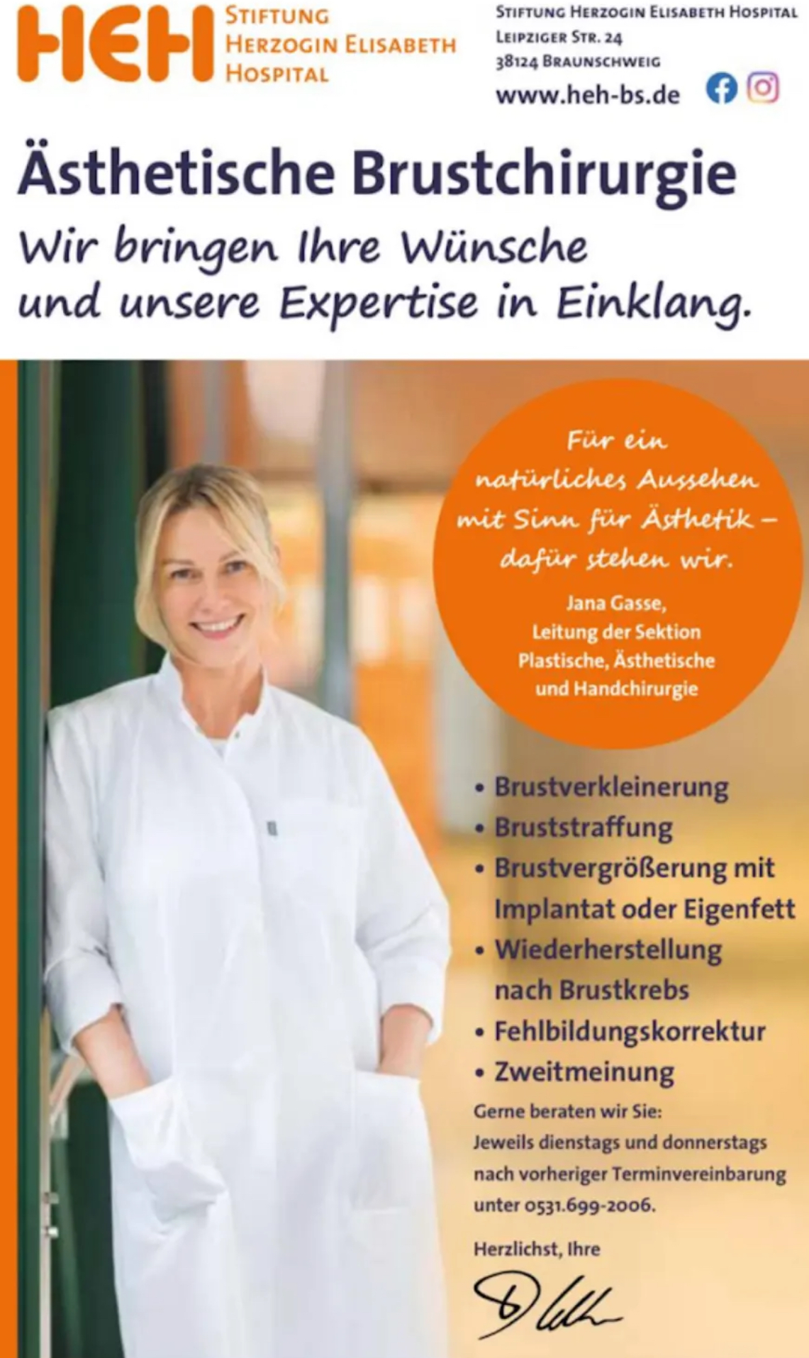 Schönheitsmedizin auf höchstem Niveau – Schönheitschirurgie Braunschweig