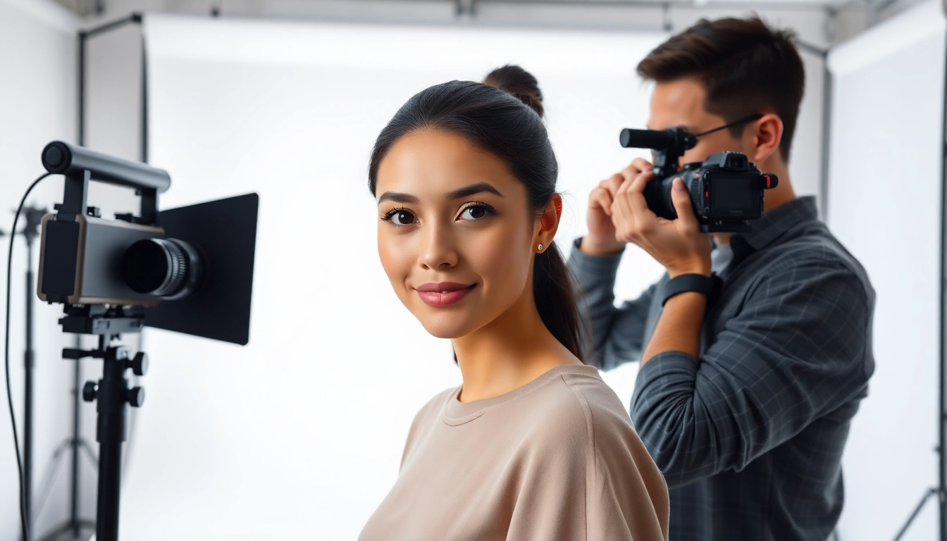 Praxisfotograf München erstellt professionelle Porträts in einem modernen Studio mit hellem Licht.
