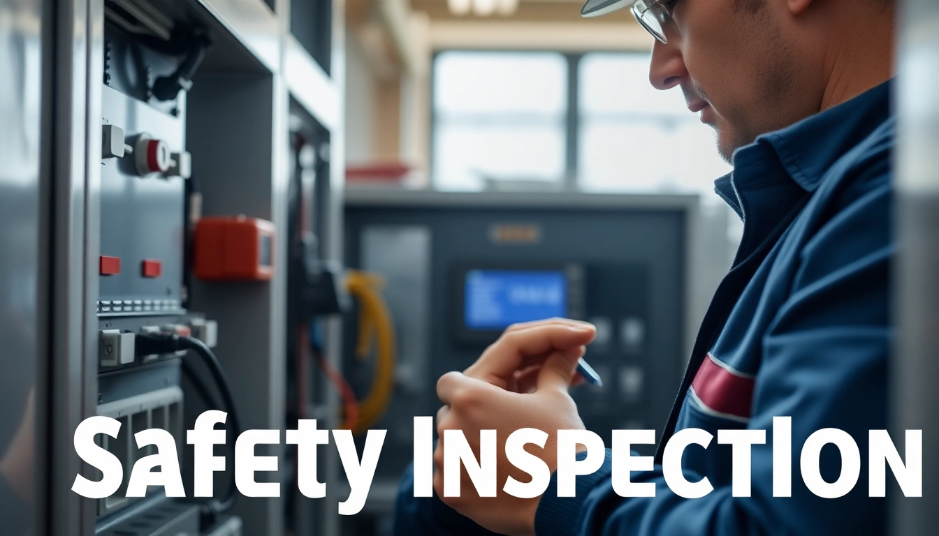 Inspecting electrical devices during a DGUV V3 Prüfung for workplace safety.