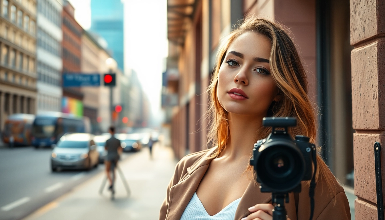 Fotograf für Tinder München: Professioneller Fotograf beim Erstellen von ansprechenden Tinder-Profilbildern in München.