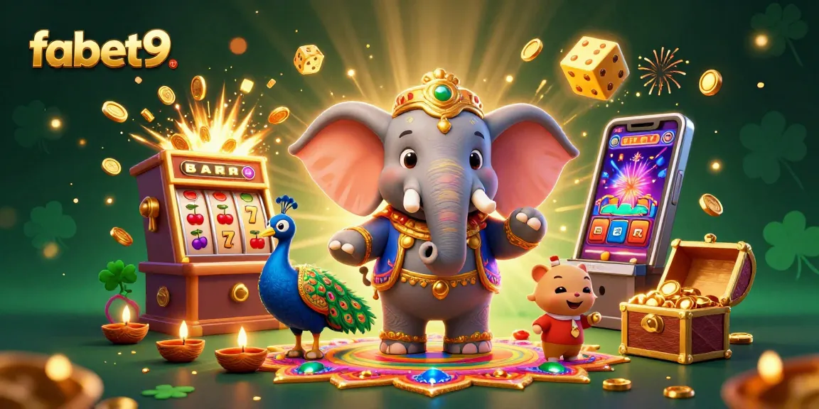 Experience thrilling jackpots at fabet9 with vibrant illustrations and immersive casino elements.