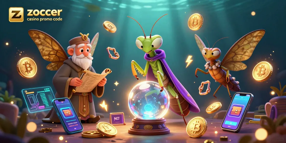 Unlock exciting bonuses with the zoccer casino promo code in this vibrant casino scene illustration.