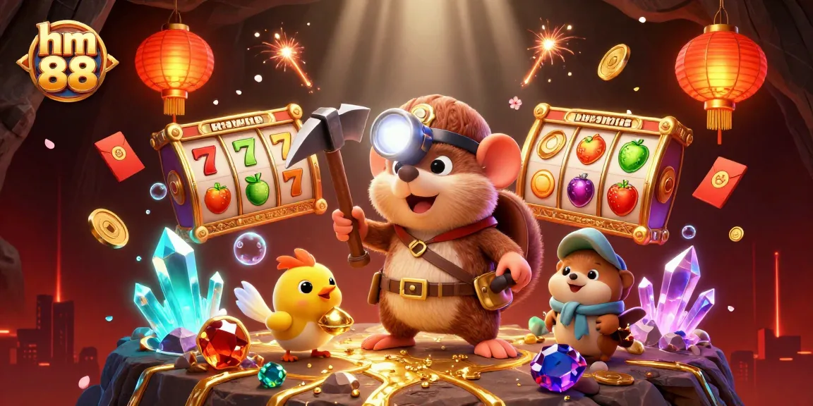 Mine jackpot treasures at hm 88's exciting online casino adventure with vibrant gaming elements.