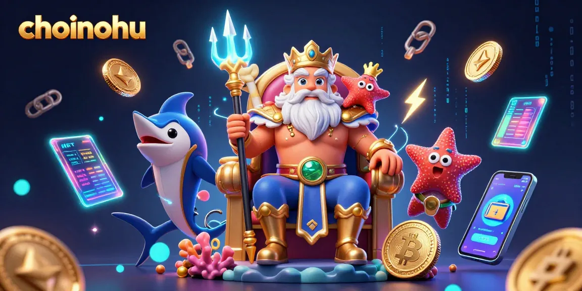 Join choinohu as it explores vibrant, dynamic 3D gaming elements in a rich underwater scene.