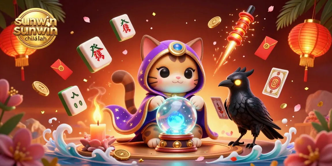 Experience thrilling gameplay at sunwin chính hãng with vibrant casino-themed elements and mystical characters.