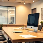 Stellenangebote präsentieren und Chancen für Bewerber im modernen Büro hervorheben.