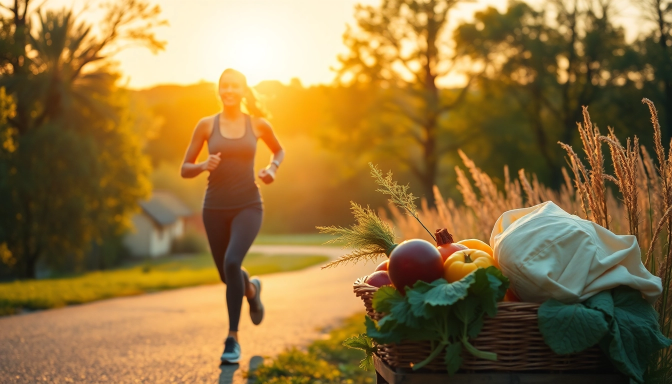Eine sportliche Person joggt im Freien und verkörpert Gewichtsverlust durch gesunde Lebensgewohnheiten und ausgewogene Ernährung.