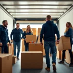 Umzugsfirma Nürnberg: Unser engagiertes Team von Sturm Relocations bei einem Umzug, professionell und freundlich.