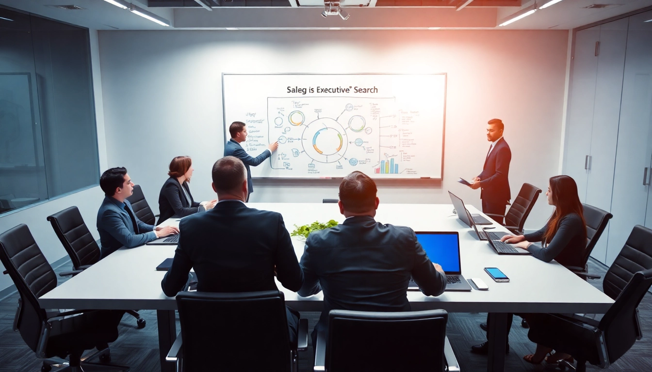 Erleben Sie eine Executive Search im Sales-Bereich mit professionellen Headhuntern, die innovative Strategien entwickeln.