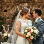 Hochzeitsfotograf Heidelberg fängt die emotionale Verbindung eines Paares in malerischer Umgebung ein.