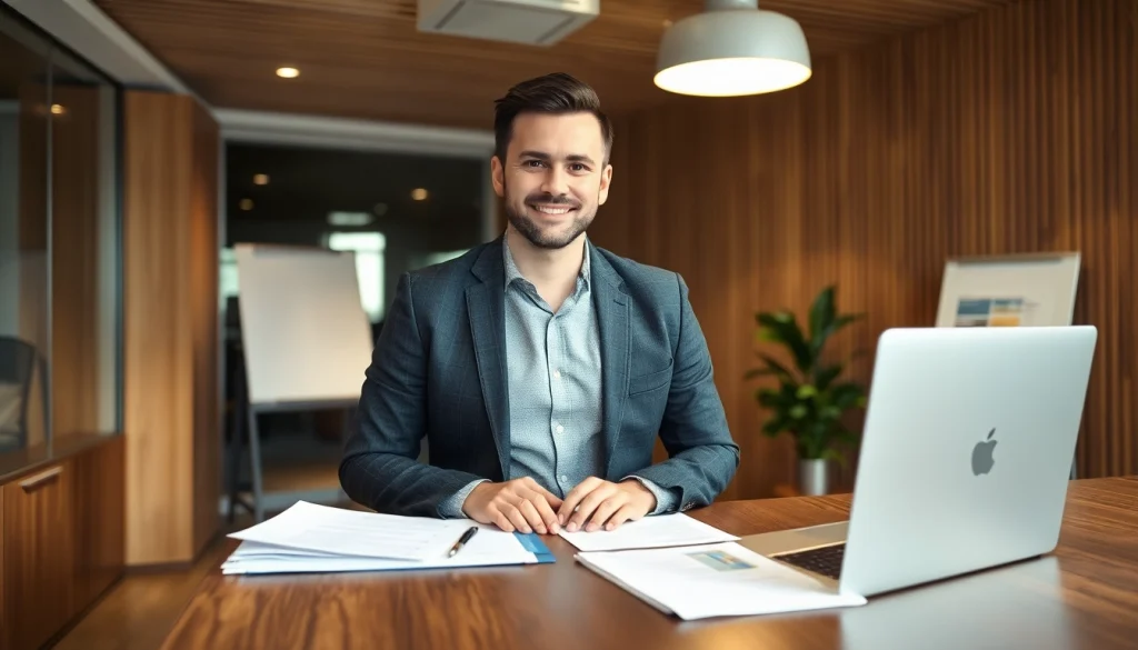 Headhunter Gelsenkirchen berät professionell im Büro über Bewerbungsmöglichkeiten.