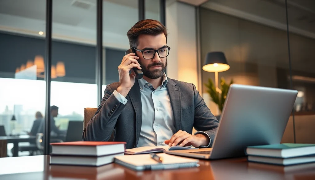 Professioneller Headhunter Erfurt, dervermittlung von Führungskräften in einem modernen Büro.