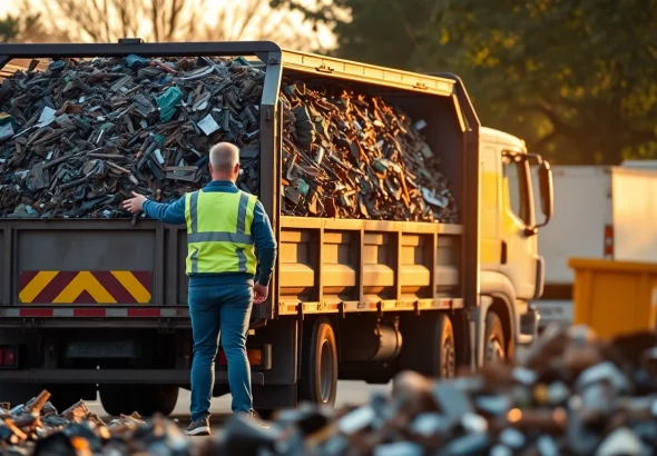 Schrottabholung Düsseldorf – Professionelles Team holt Schrott ab und sorgt für saubere Entsorgung.