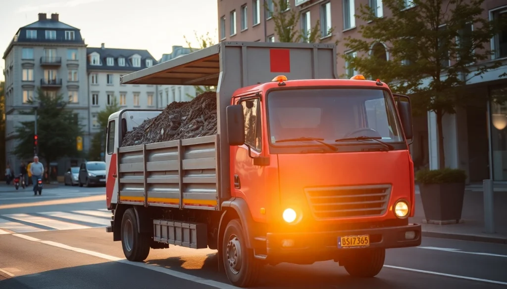 Effiziente Schrottabholung Düsseldorf durch unser professionelles Team in Aktion.