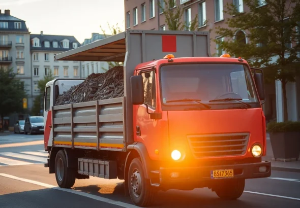 Effiziente Schrottabholung Düsseldorf durch unser professionelles Team in Aktion.