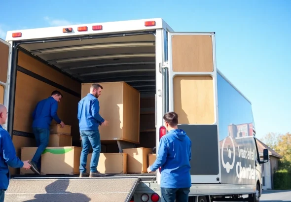 Umzugsunternehmen Wuppertal: Professionelles Team beim Möbeltransport für einen perfekten Umzug.