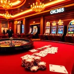 Experience thrilling online games with OK365 featuring vibrant casino tables and advanced slot machines.