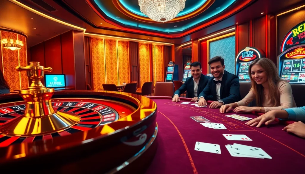 Experience the excitement of BK8 with immersive casino games and vibrant betting atmosphere.
