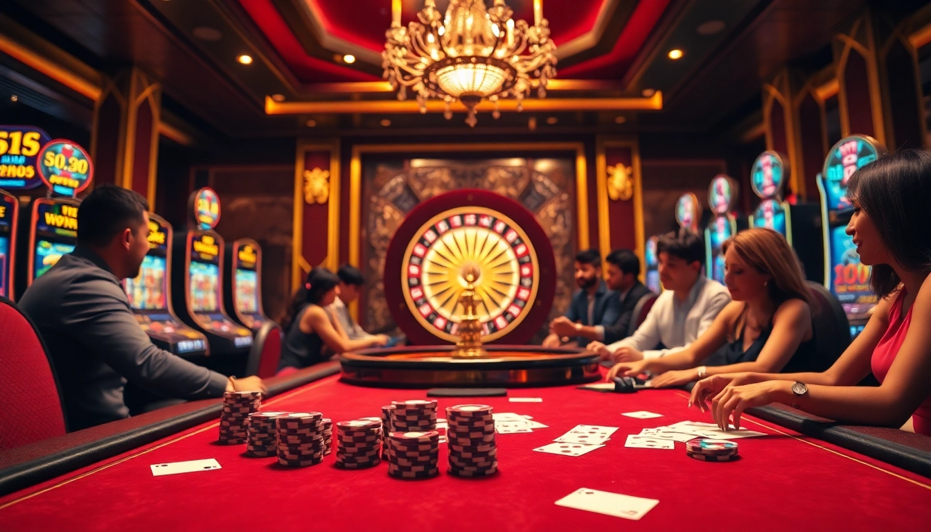 Players enjoying a thrilling game at C168 casino, showcasing excitement and engagement.