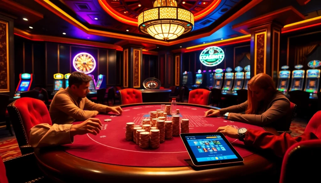 Trải nghiệm trò chơi cược cao cấp với sự sang trọng tại https://luck8.com trong một đêm poker đầy hồi hộp.