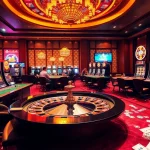 Experience the thrill of 88i nhà cái with vibrant casino scenes featuring poker, slots, and roulette.