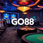 Engaging online gaming experience with vibrant elements at GO88 casino.