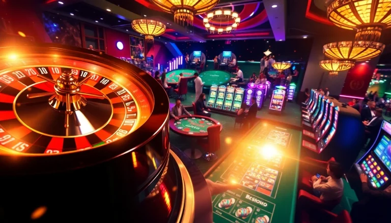 Experience the thrill of winning with gamebaidoithuong.trading in a luxurious casino setting.
