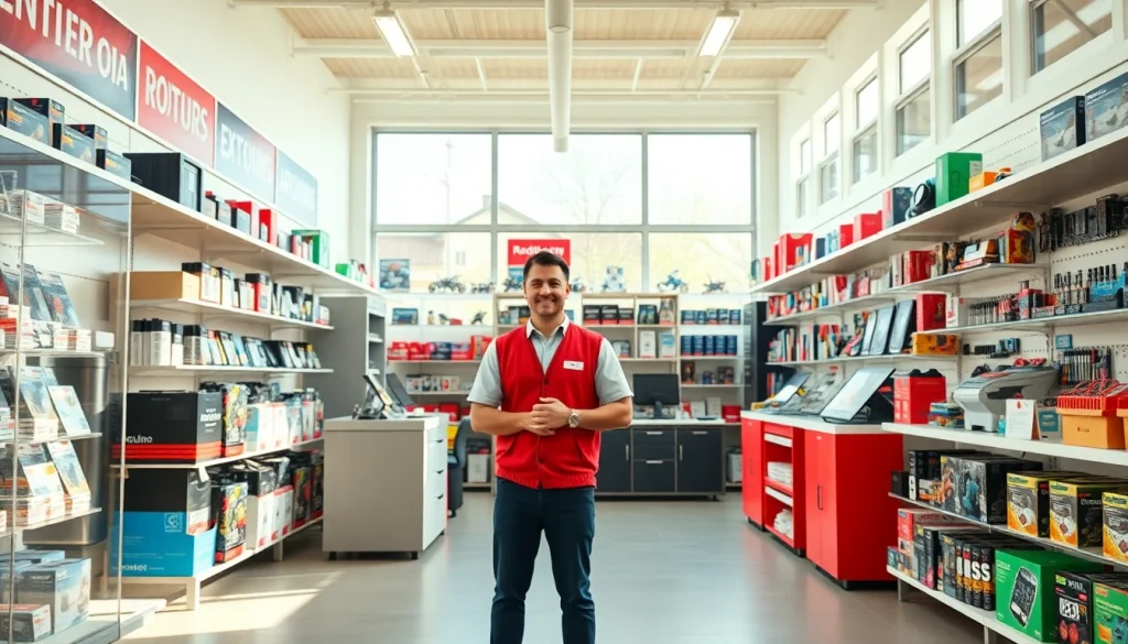 Botland Elektronikprodukte in einem einladenden Geschäftsumfeld anzeigen