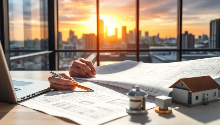 Planungssicherheit Flachdachsanierung sicherstellen bei der Überprüfung von Bauplänen.