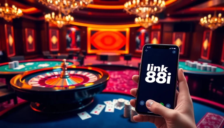 Experience the thrill of gaming with 88i link at luxurious casino tables and vibrant atmosphere.