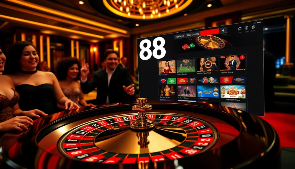 Experience the excitement of new 88 with vibrant casino tables and winning moments.