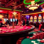 Players at a luxurious poker table, showcasing the exhilarating fa88 gambling experience.
