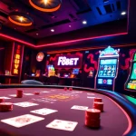 Experience F8BET's vibrant online casino atmosphere with poker, roulette, and slot games.