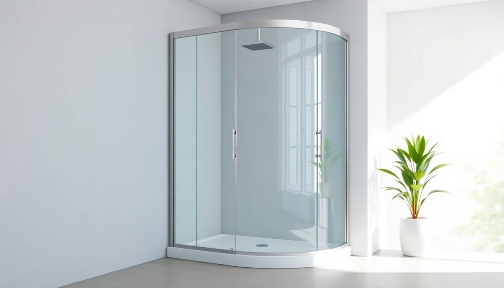 Erleben Sie die sonni Duschkabine 90x90 in einem modernen Badezimmer mit stilvollen Designelementen.