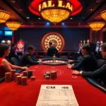 Experience the thrill of high-stakes gambling showcasing CM 88 at a luxurious casino.