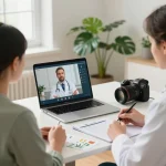Cannabis bestellen durch eine Telemedizin-Beratung mit einem Arzt, der online Anleitung bietet.