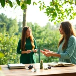 Besonders wichtig ist die Interaktion zwischen dem spirituellen Führer und dem Klienten in der Natur.