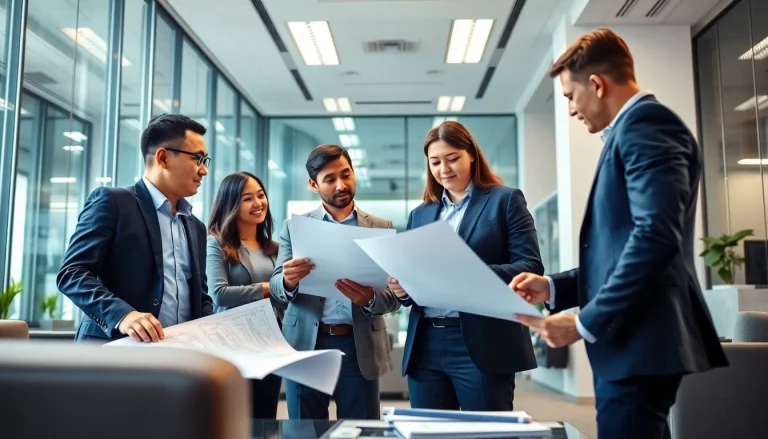 Headhunter Ingenieure bespricht Karrierechancen mit einem Ingenieur in einem modernen Büro.