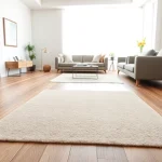 Modern interior with diverse flooring options displaying flooring types luxuriously.