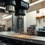 Spannende CNC bearbeitung metall mit hochpräzisen Maschinen in Aktion.
