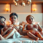Erfreuen Sie sich an hochwertigen Love Dolls in einem stilvollen Schlafzimmer mit elegantem Ambiente.