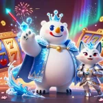 Experience the excitement of F168's vibrant slot game world with the ice king and snow fox.