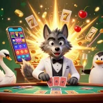 Experience thrilling gameplay at realz casino with a debonair wolf, elegant swan, and sophisticated penguin amidst exploding jackpots.