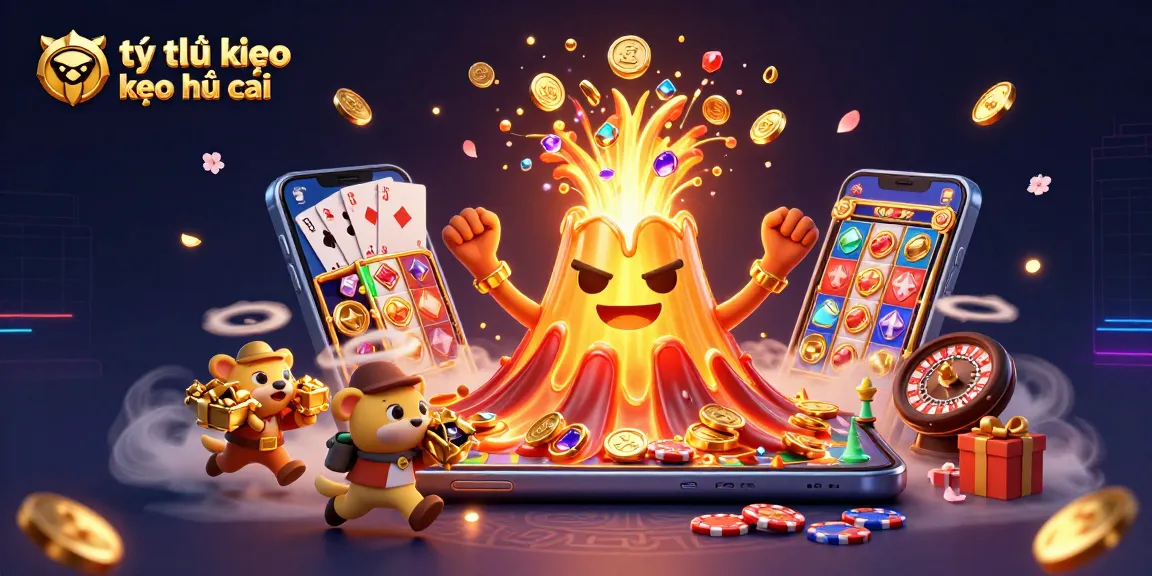 Experience thrilling betting action with tỷ lệ kèo kèo nhà cái showcasing vivid casino elements and lively characters.