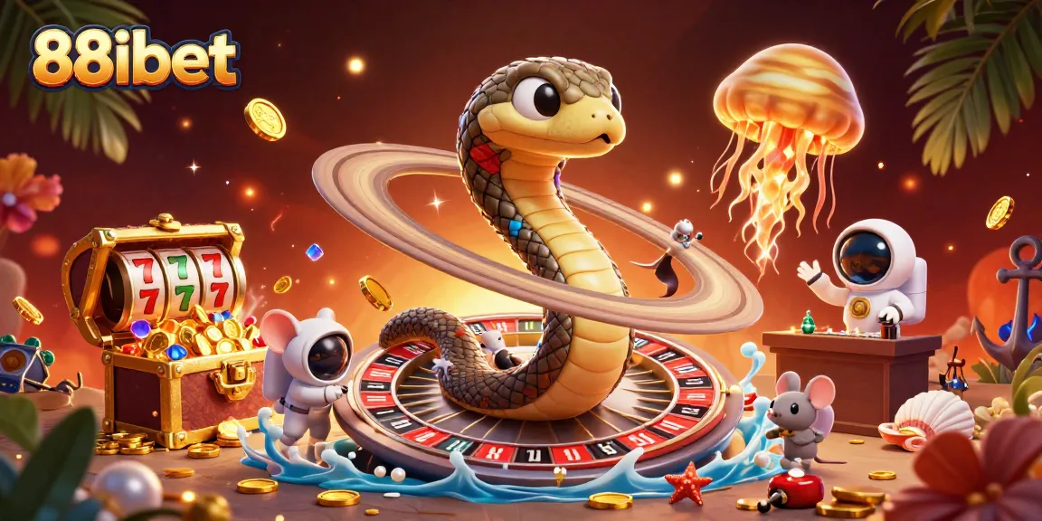 Experience engaging slots and roulette games at 88ibet with vibrant 3D visuals and exciting elements.